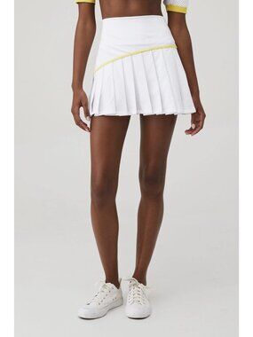 BEACH RIOT VENUS SKIRT Skort White Shorts Mini Active Tennis XL Pickleball